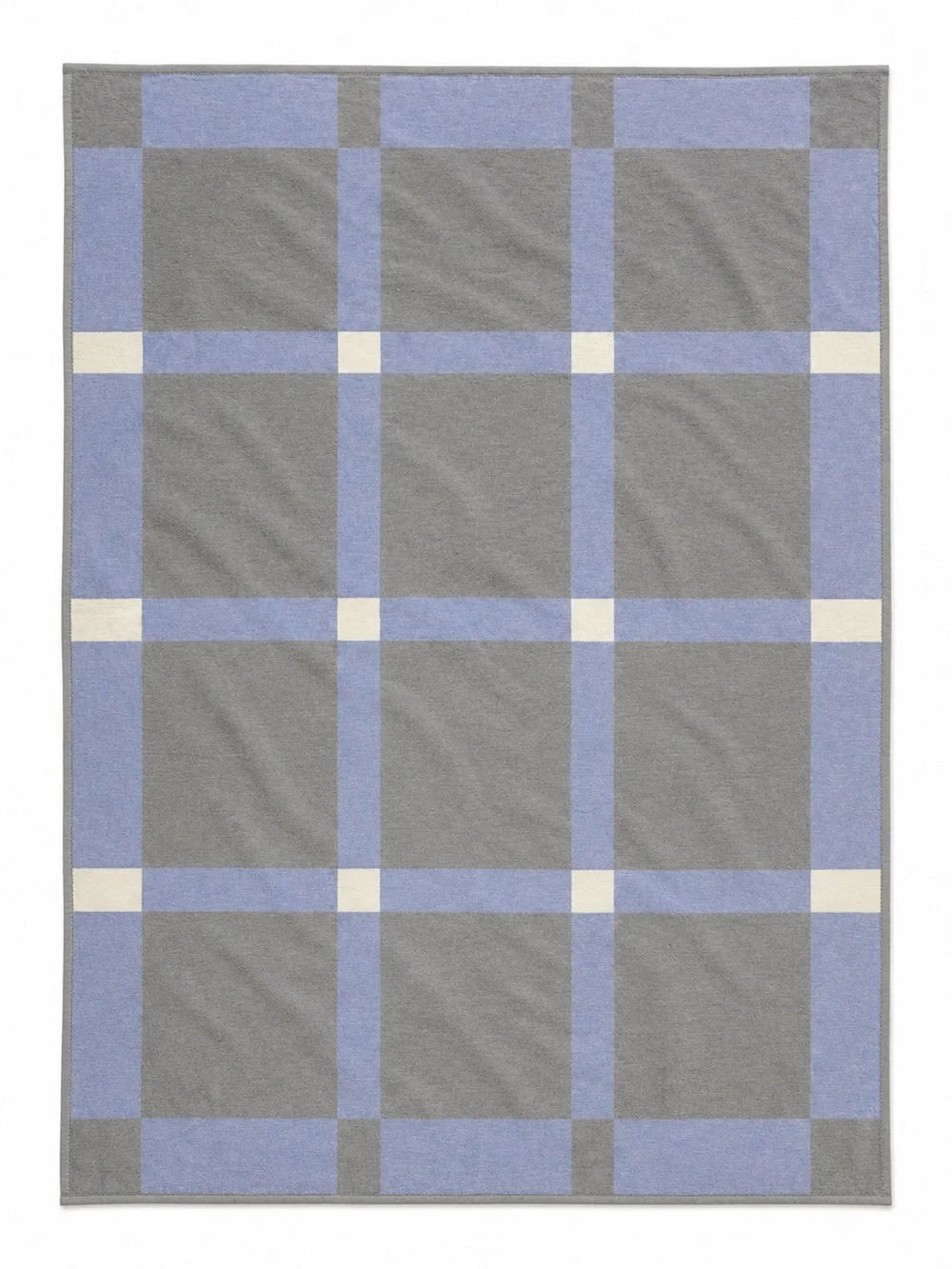 IBENA|Germany Modern Geometric Heavy Weight Velour Blanket MCM #0501266
